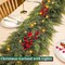 30LED 6 Ft by 12 Inch Thick Prelit Christmas Garland with Lights (Green) 13.07 x 11.1 x 3.43 inches